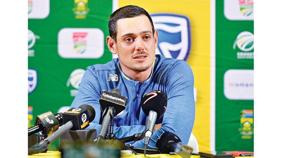 Quinton de Kock apologises for refusing to take knee
