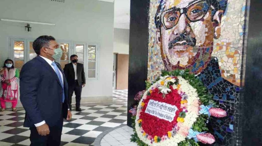 Maldivian Vice President pays tribute to Bangabandhu
