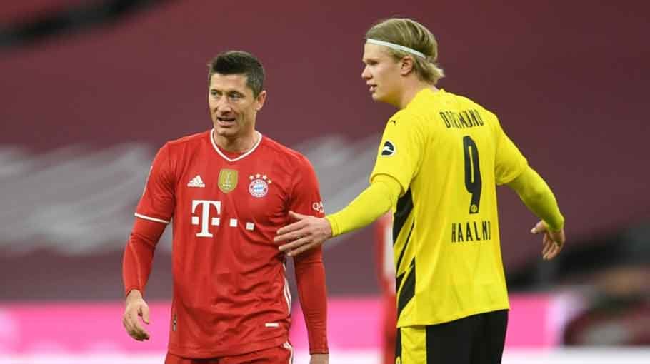 Haaland, Lewandowski to clash as Dortmund host Bayern in showdown