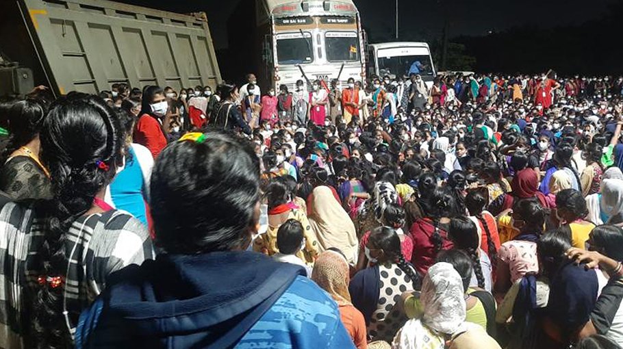 Food poisoning at Foxconn's India unit triggers protest, police detain dozens