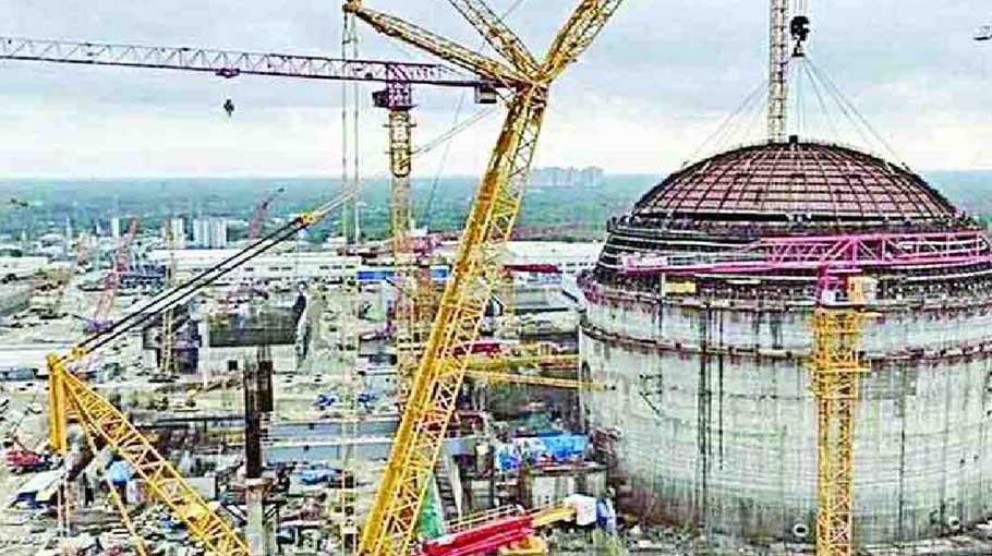 Construction work ahead of schedule