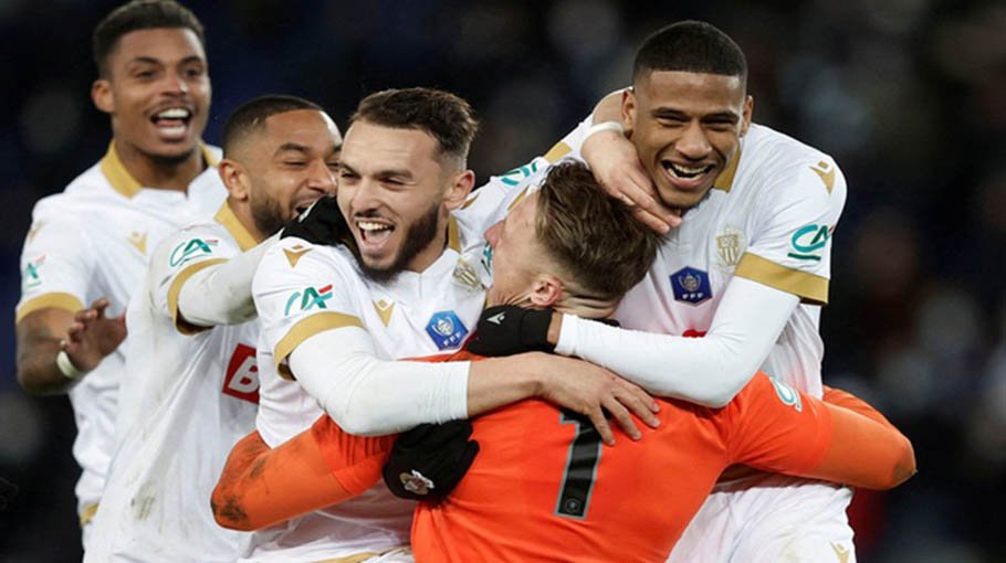Nice eliminate PSG from French Cup