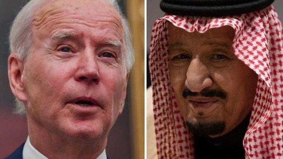 Saudi king receives phone call from Biden