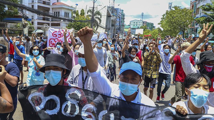 Rights advocates urge jet fuel sanctions against Myanmar