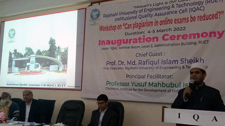 RUET arranges training workshop for  teachers