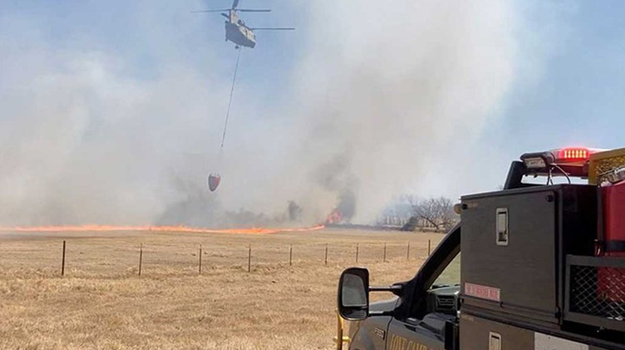 Texas bushfire destroys 86 homes, most of small town