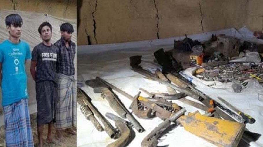 Three accused arrested with ten arms in Cox’s Bazar