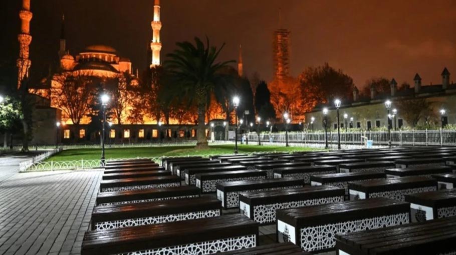 Ramadan prayers return to Istanbul’s Hagia Sophia mosque after 88 years