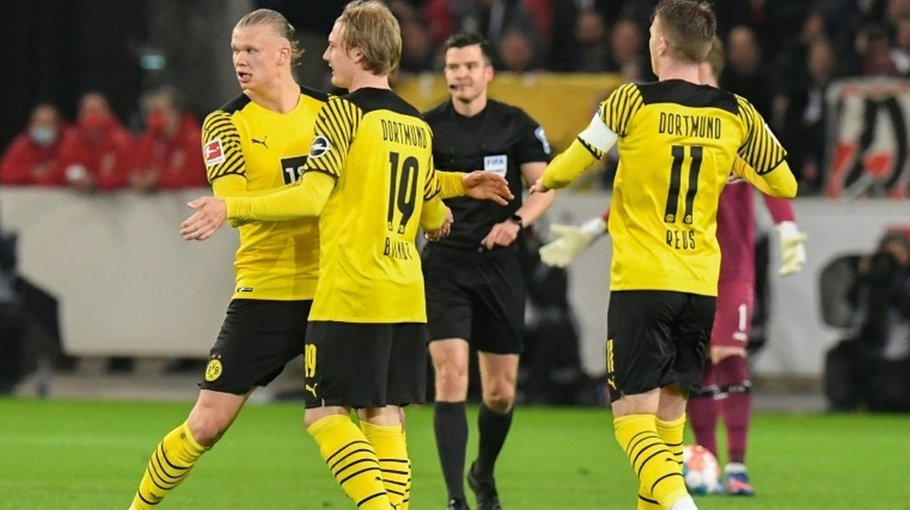 Dortmund earn injury-hit win at Stuttgart