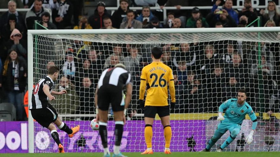 Wood’s penalty takes Newcastle nearer Premier League survival