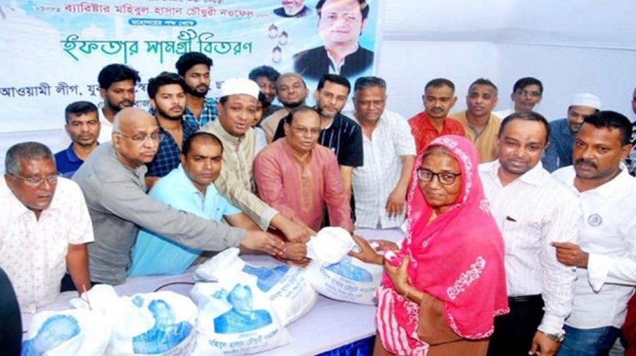 Iftar, seheri items distributed from Nawfel’s personal funds’