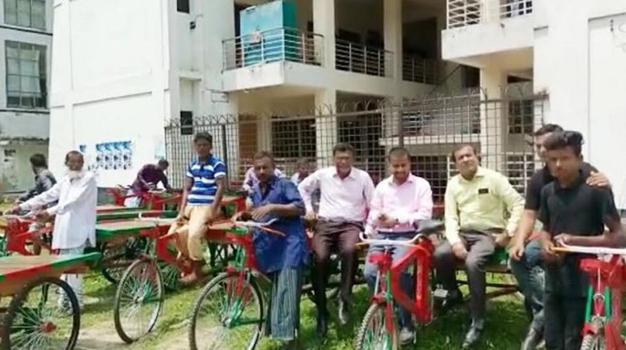 Vans distributed among fishermen in Shariatpur