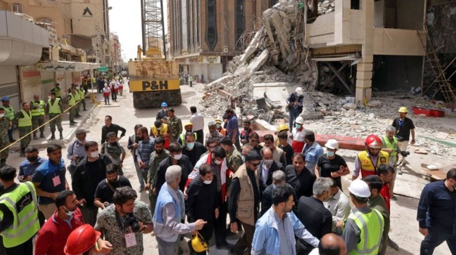 Death toll climbs to 34 in Iran tower block collapse