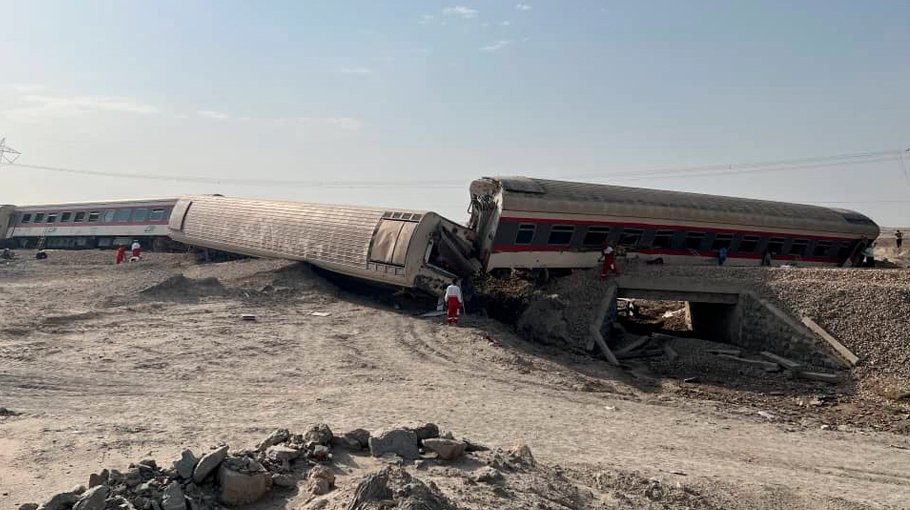 Train derailment  in east Iran kills at least 17, injures 50