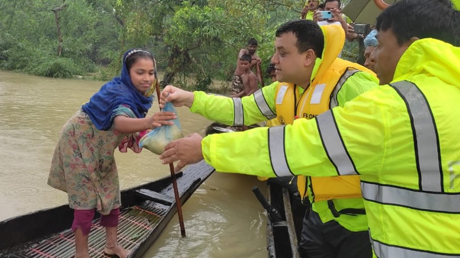 Sylhet Police continue food, relief distribution 