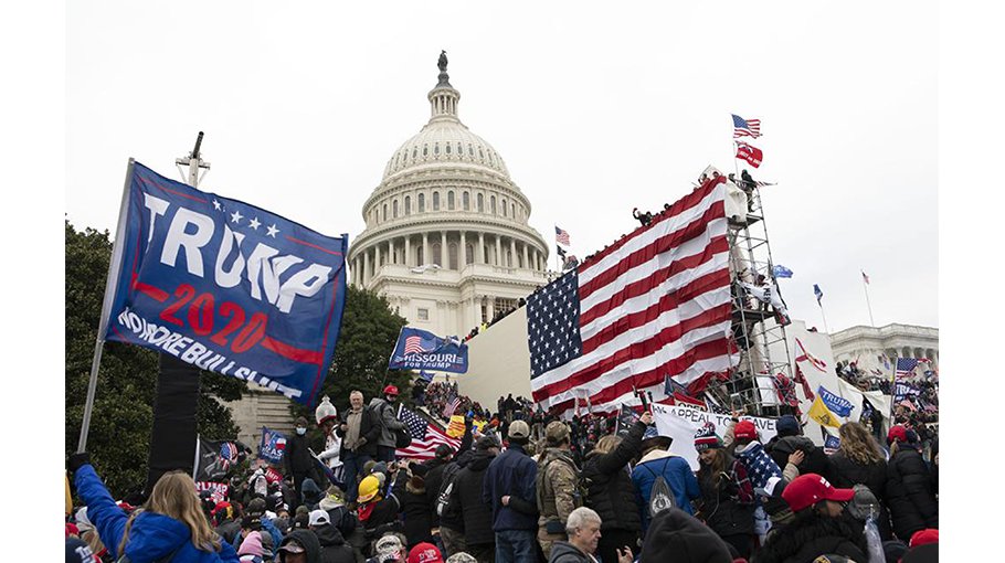 About half say Trump should be charged for 1/6