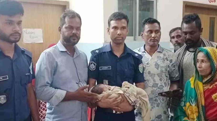 Newborn found abandoned at graveyard in Sunamganj