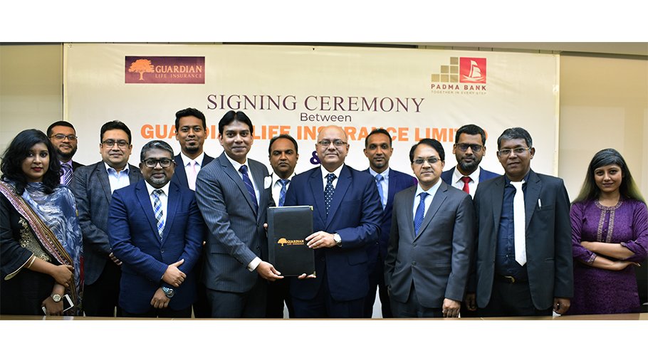 Padma Bank signs agreement with Guardian Life for health insurance