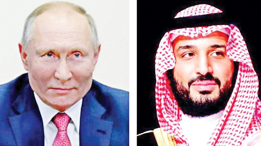 Putin, Saudi crown  prince talk oil