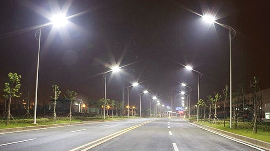 190 km road of Mymensingh city illuminated with modern lights ...