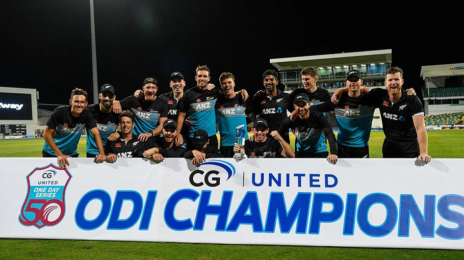 Latham leads NZ to maiden ODI series win in WI