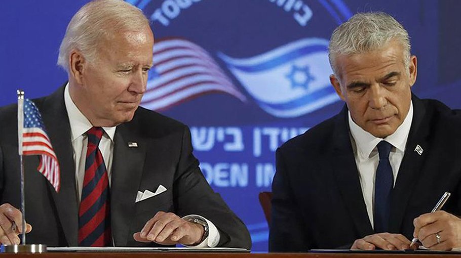 Israel’s Lapid discusses Iran nuclear deal with Biden