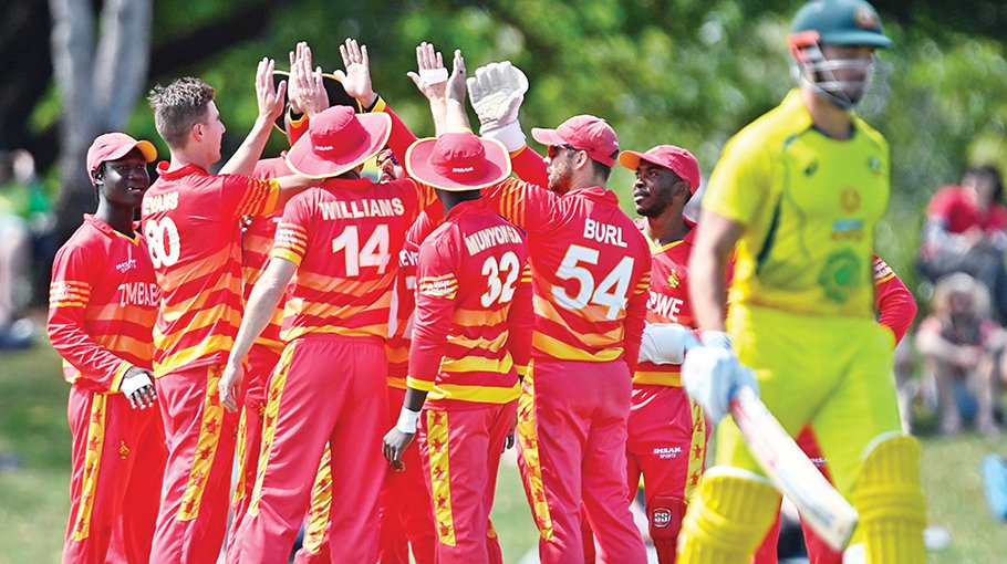 Burl helps Zimbabwe to historic win over Australia