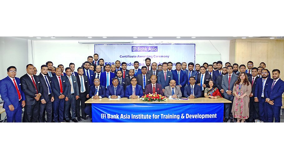 59th foundation training course of Bank Asia ends Bangladesh Post