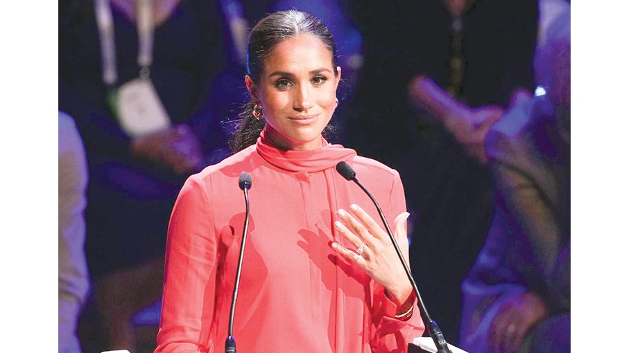 Meghan addresses youth summit on UK visit with Prince Harry