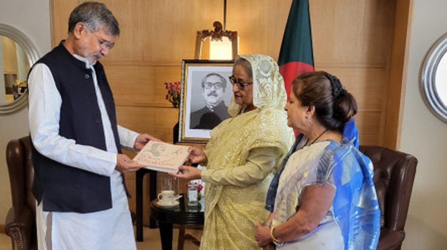 Nobel laureate Kailash lauds PM Hasina's efforts for the vulnerable