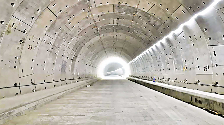 Bangabandhu Tunnel Work Almost Done - Bangladesh Post