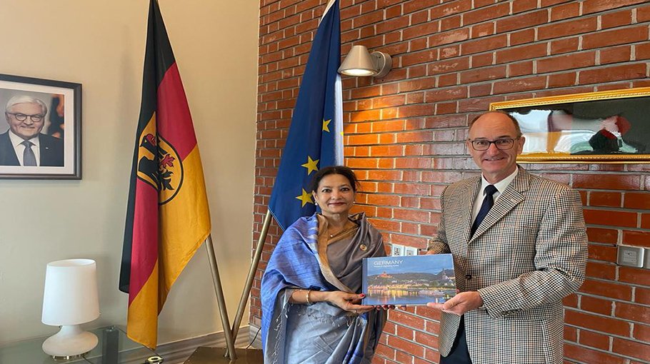 AL int’l affairs sub-committee meets German envoy, EU diplomats