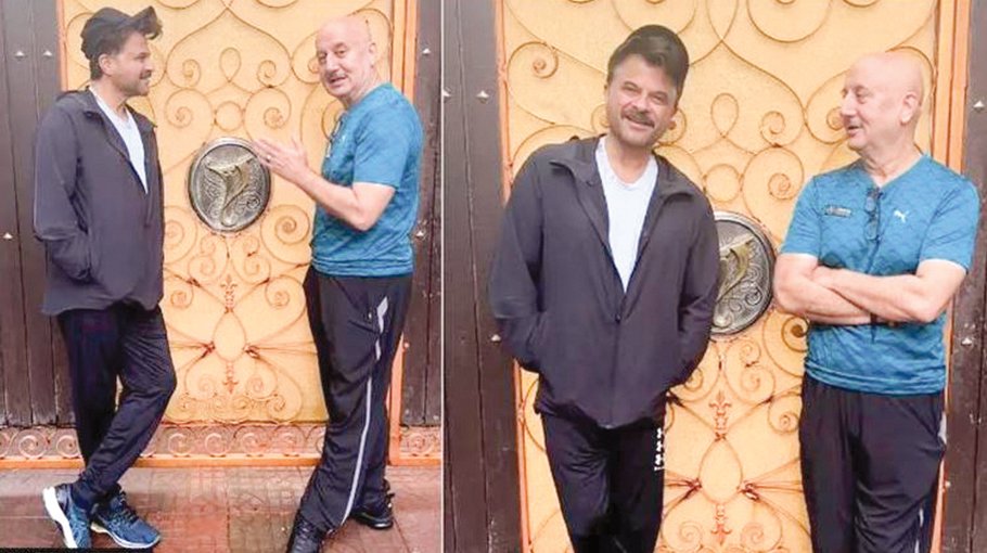 Anupam Kher, Anil Kapoor recall old memories