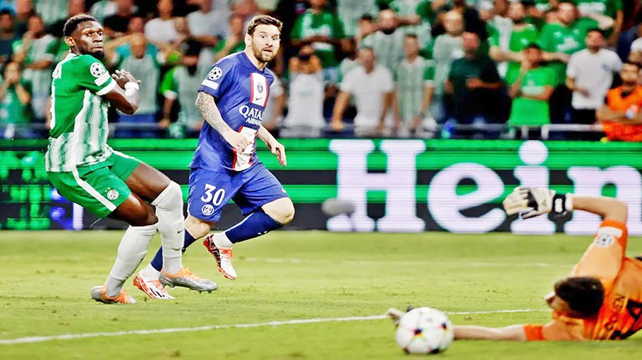 Front three all score as PSG  fight back to beat Haifa