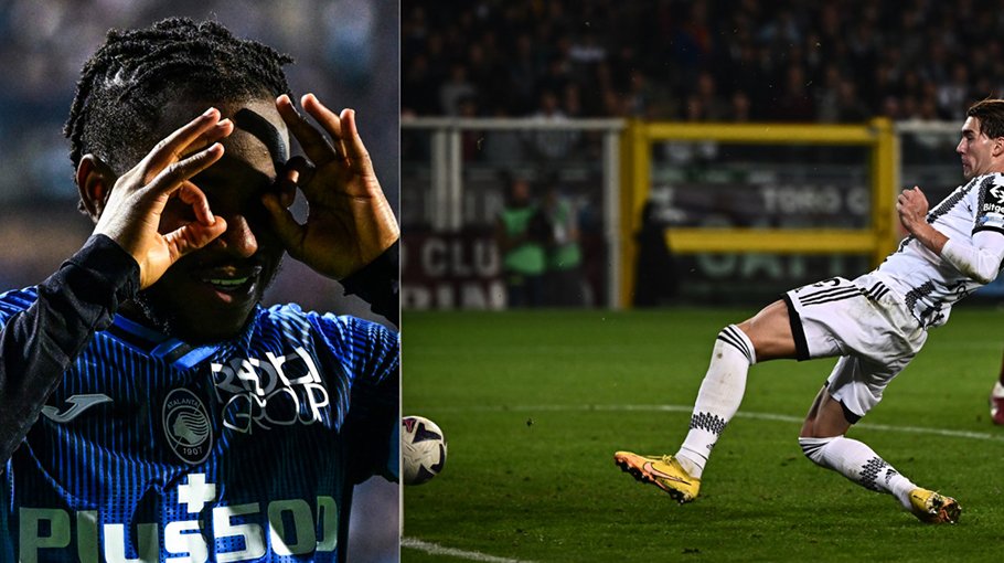 Lookman fires Atalanta to Sassuolo win, Vlahovic gives Juve reprieve