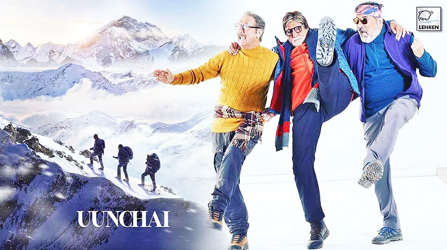 Amitabh, Boman, Anupam climb Mt Everest in  Uunchai trailer