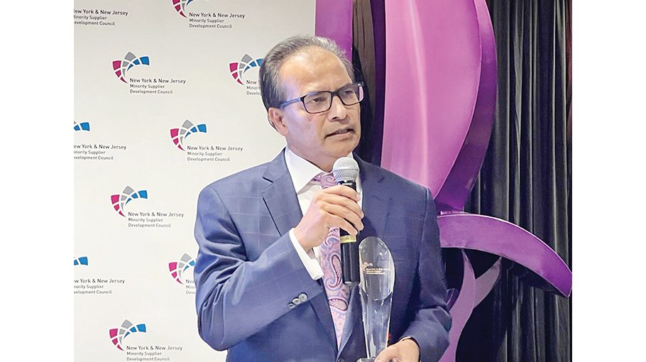 Aziz Ahmad wins NYNJMSDC Partnership Award in US
