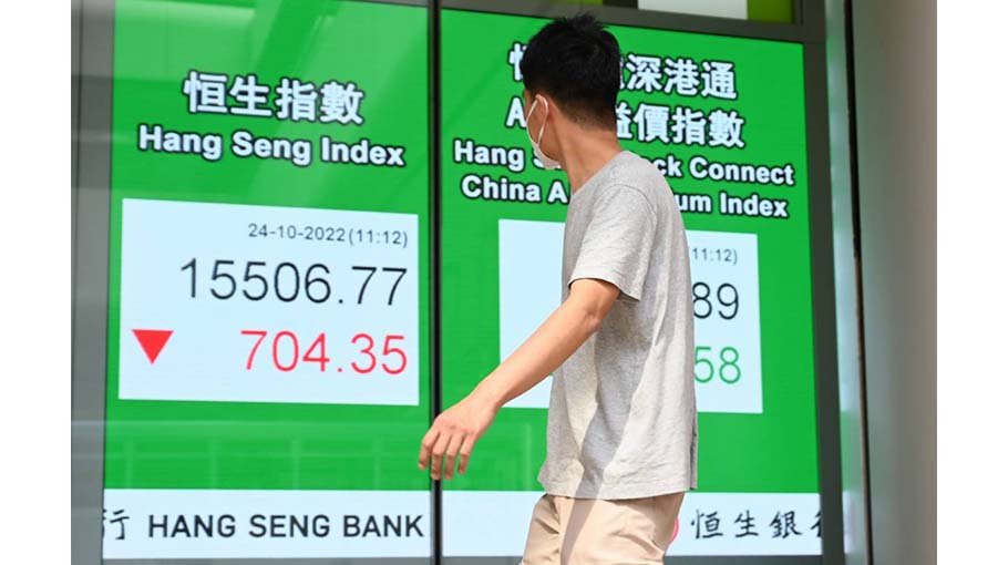 Most Asian markets up on rate hopes but China fear casts shadow
