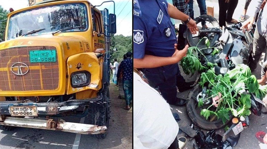 Two die as truck hits bike in Sylhet