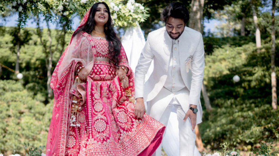 Pritom, Shahtaj walk down the aisle