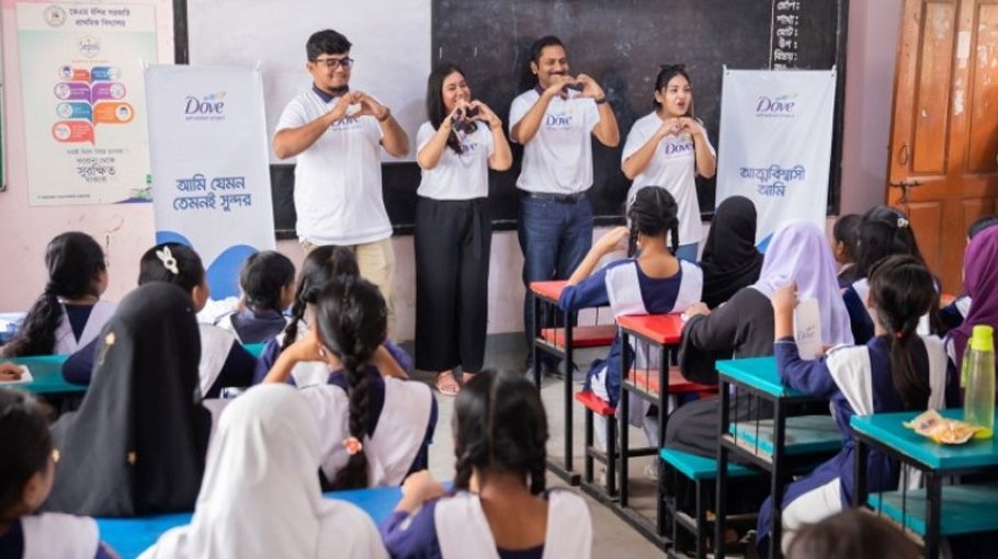 Dove promotes self-esteem in 1,000 schoolchildren
