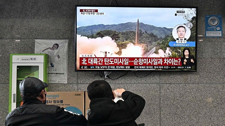 North Korea keeps up its missile barrage with launch of ICBM