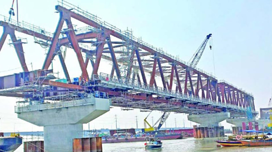 Bangabandhu Railway Bridge Construction Progressing Fast - Bangladesh Post