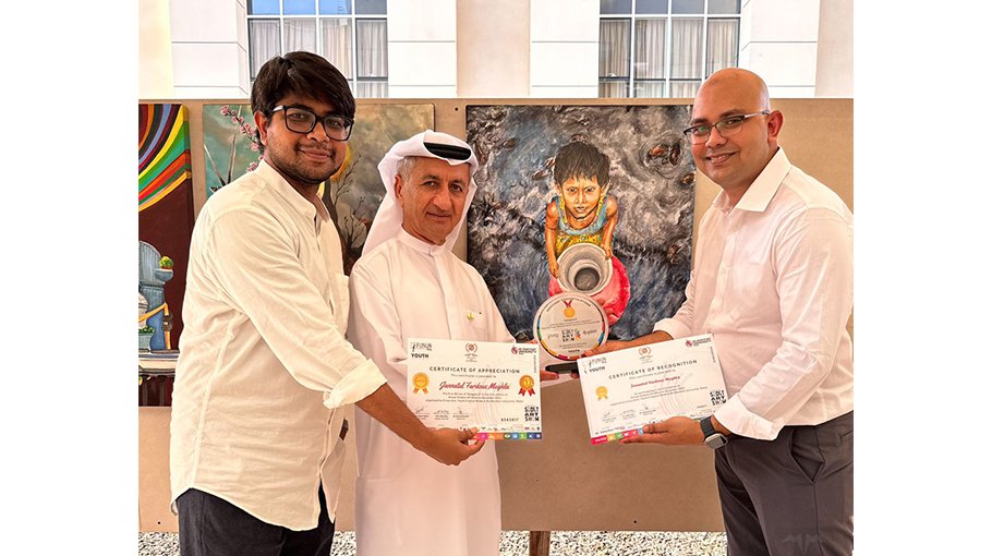 Bangladeshi artist secures 1st place at Dubai ASAS Art Exhibition
