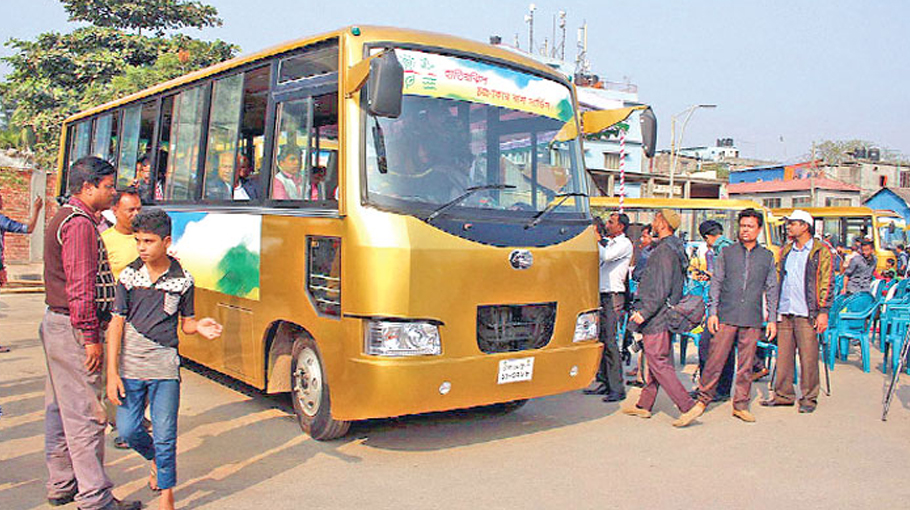 Hatirjheel circular bus users hostage to whims - Bangladesh Post