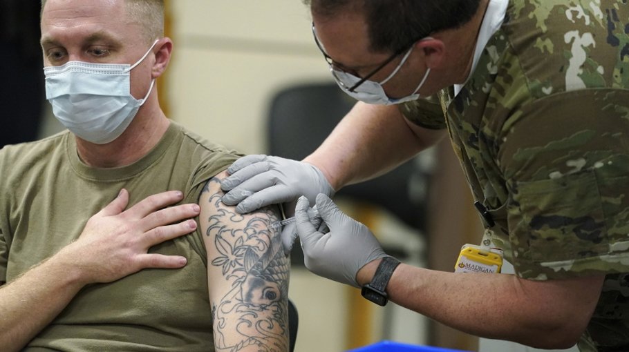 $858b US defense bill scraps military vaccine mandate