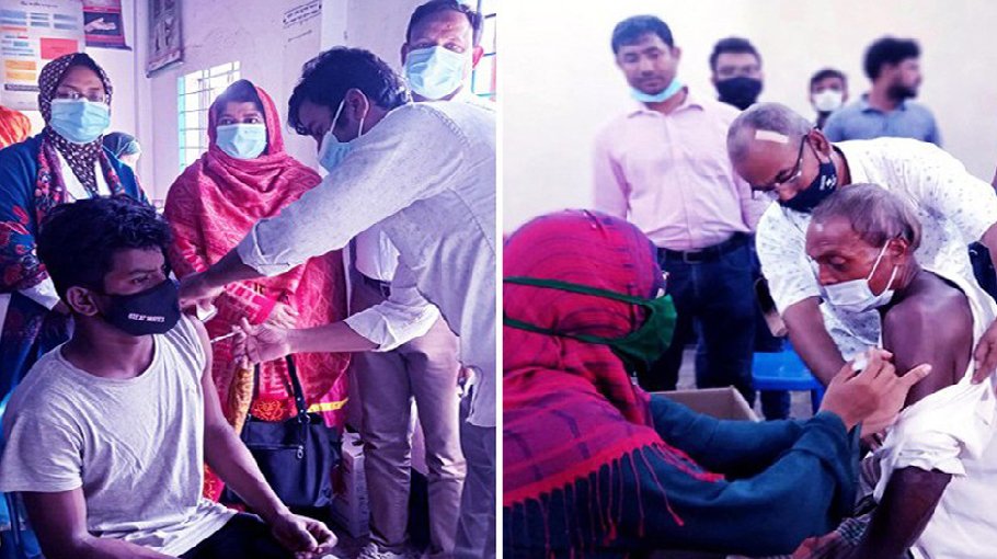 83.73pc targeted people get Covid jabs in Rangpur