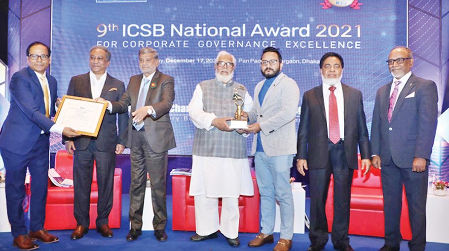 Walton Gets ICSB Corporate Governance Excellence Award - Bangladesh Post