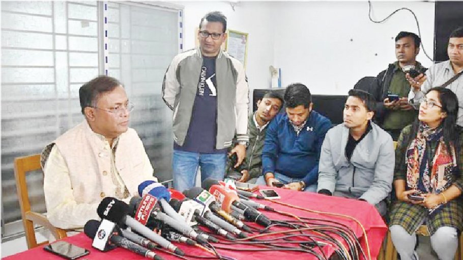 AL alertness foils BNP plot to create chaos: Hasan