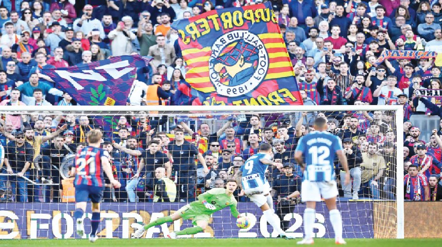 Barca drop points in heated Catalan derby